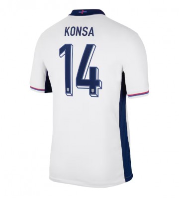 England Ezri Konsa #14 Replica Home Stadium Shirt Euro 2024 Short Sleeve